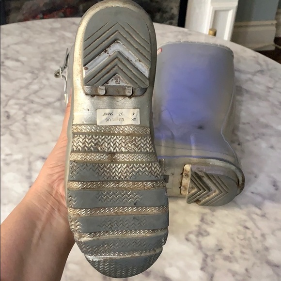Women’s original tall Silver Hunter rain boots 6 - Picture 12 of 16